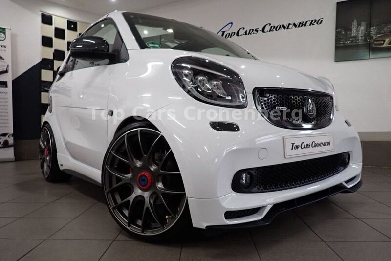 Weiß Gebraucht 2019 Smart ForTwo Cabrio Brabus Xclusive Cabrio | 28.950 € - Bild 1/4