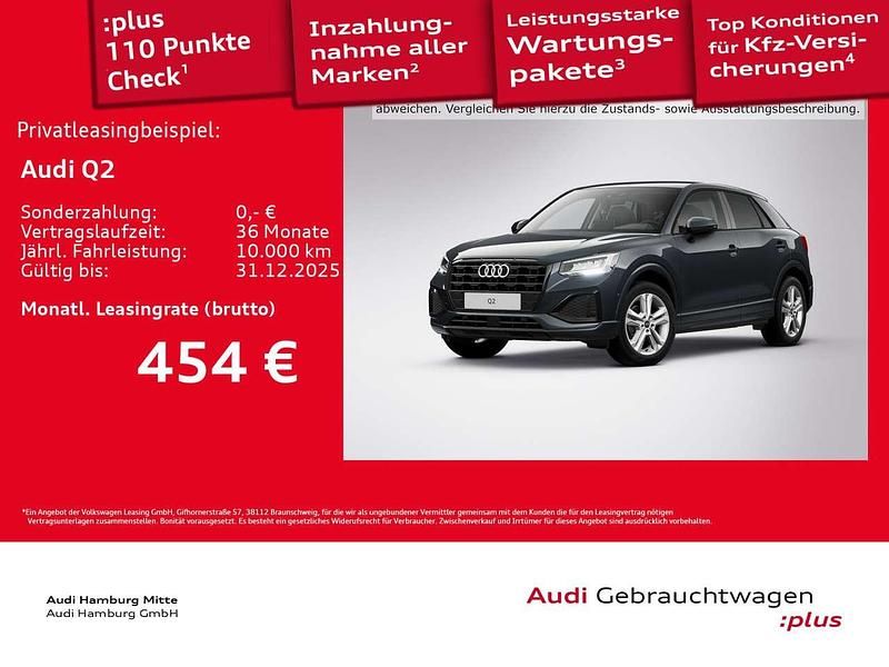 Manhattangrau metallic Gebraucht 2025 Audi Q2 Advanced Plus SUV | 34.411 € (Teuer) - Bild 1/3