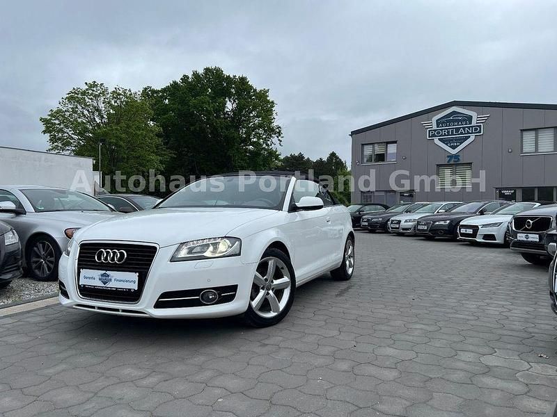 Weiß Gebraucht 2010 Audi A3 Cabriolet Ambition Cabrio | 8.999 € (Fairer Preis) - Bild 1/4