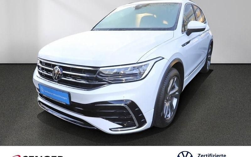 Pure white Gebraucht 2024 VW Tiguan R-line SUV | 36.680 € (Fairer Preis) - Bild 1/4