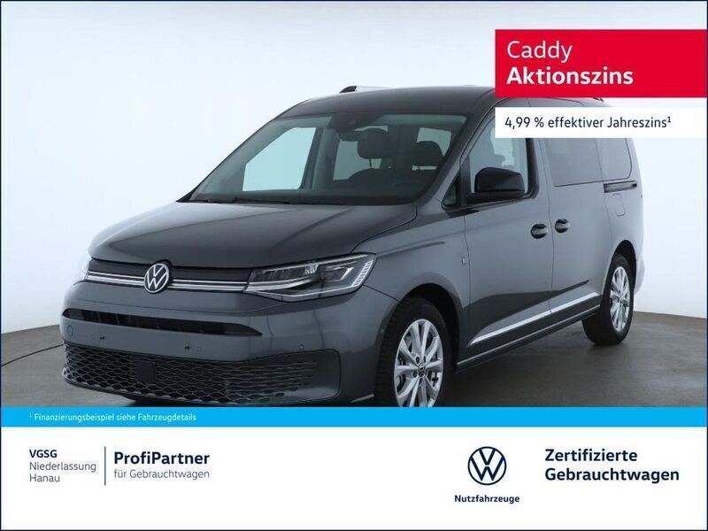 Grau Gebraucht 2024 VW Caddy Maxi Style Van / Kleinbus | 39.890 € (Superpreis) - Bild 1/4