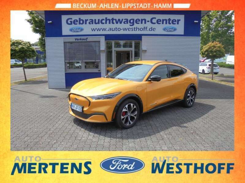 Cyber orange 3c Gebraucht 2023 Ford Mustang Mach-E Premium SUV | 43.990 € (Teuer) - Bild 1/4