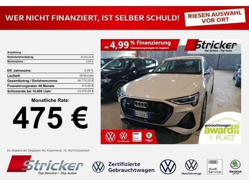 Siambeige metallic (metallic) Gebraucht 2020 Audi e-tron S-Line SUV | 39.950 € (Guter Preis) - Bild 1/3