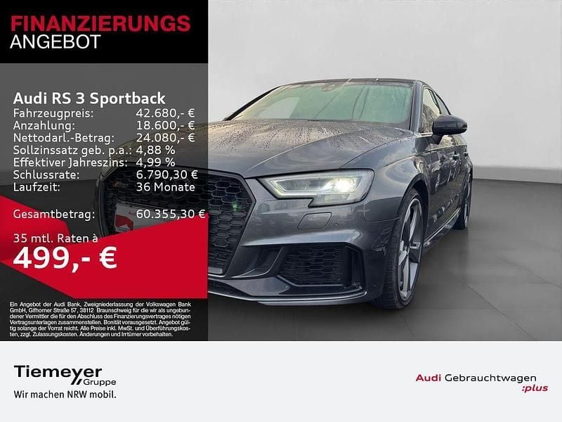 Gebraucht Audi RS3 Sport 400 PS (294 kW) 2019 Grau Limousine