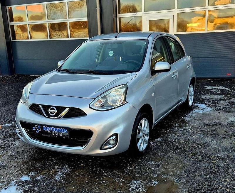New silver (m) (metallic) Gebraucht 2017 Nissan Micra Acenta Kleinwagen | 9.200 € (Fairer Preis) - Bild 1/3