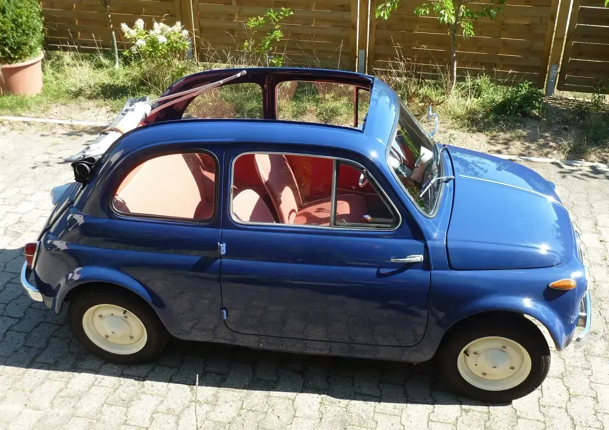 Gebraucht Fiat 500 15 PS (11 kW) 1959 Blau Kleinwagen