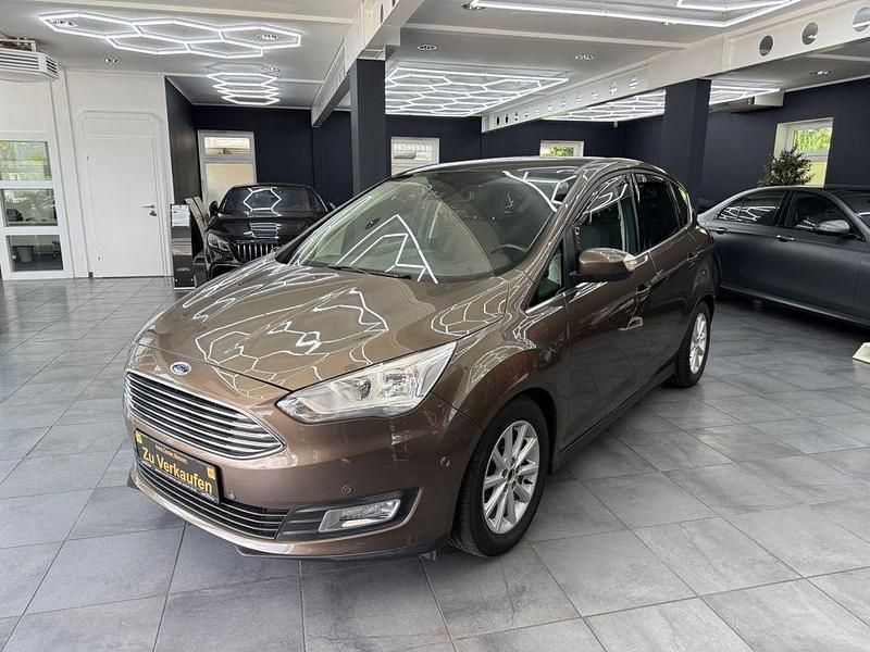 Braun Gebraucht 2017 Ford C-MAX Titanium Van / Kleinbus | 12.990 € (Fairer Preis) - Bild 1/4