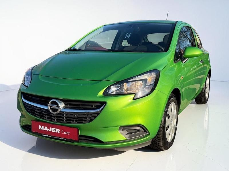 Gebraucht Opel Corsa Selection 69 PS (50 kW) 2015 Grün Kleinwagen
