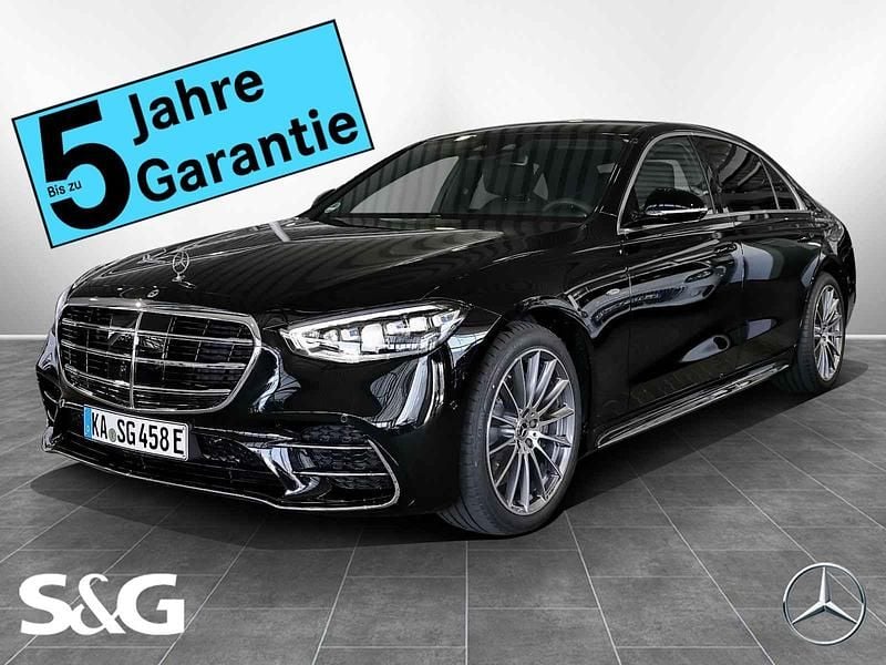 Metalliclack obsidianschwarz Gebraucht 2025 Mercedes S580 AMG Limousine | 123.599 € (Superpreis) - Bild 1/4