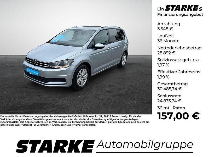 Oyster silver metallic Gebraucht 2024 VW Touran Comfortline Van / Kleinbus | 32.440 € (Fairer Preis) - Bild 1/4