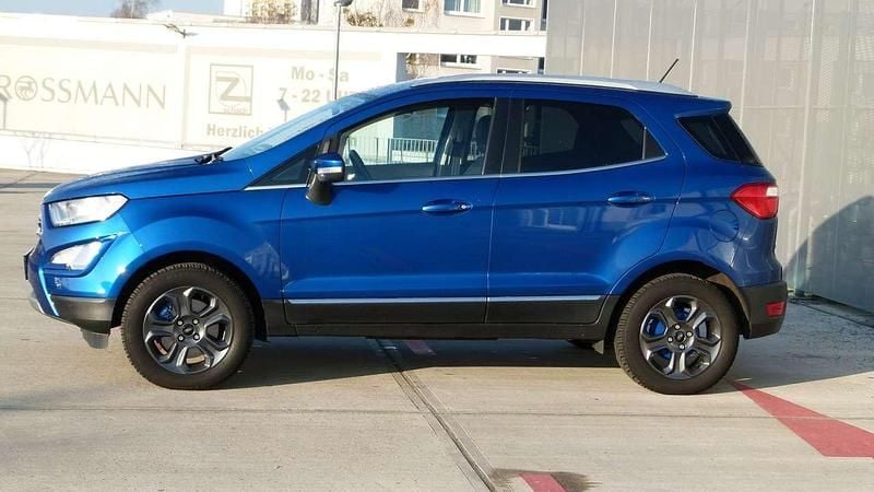 Gebraucht Ford Ecosport Titanium 125 PS (91 kW) 2018 Blaumetallic SUV