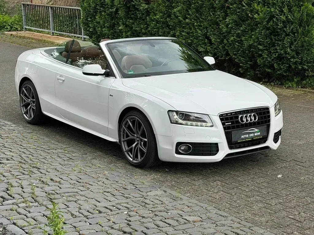 Gebraucht Audi A5 Cabriolet Advanced 239 PS (175 kW) 2009 Weiß Cabrio