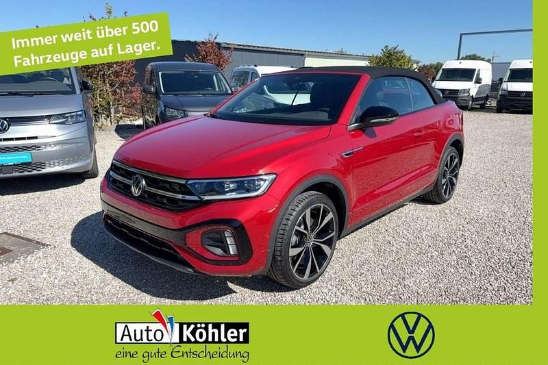 Kings red metallic schwarz Neu 2025 VW T-Roc Cabriolet R-line Cabrio | 39.890 € (Superpreis) - Bild 1/3