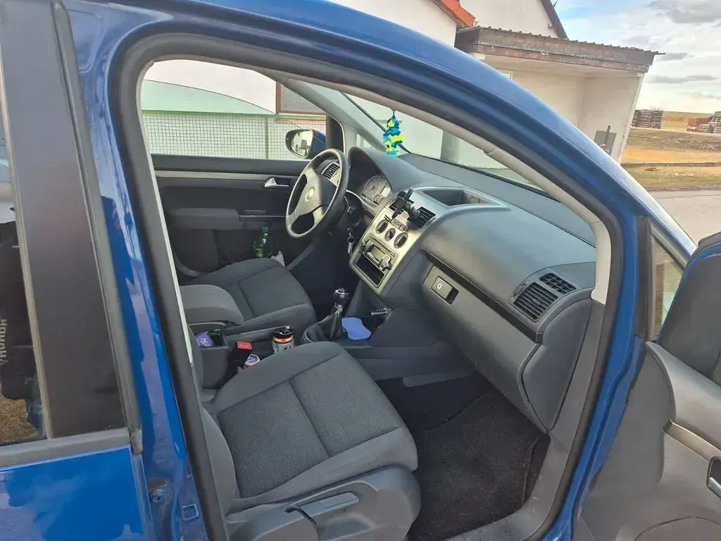 Gebraucht VW Touran Conceptline 140 PS (102 kW) 2009 Blau Van / Kleinbus