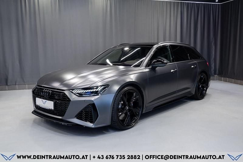 Grau Gebraucht 2021 Audi RS6 Design Kombi | 129.900 € - Bild 1/4