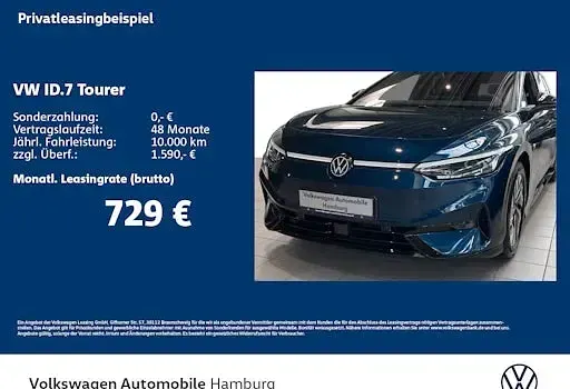 Neu VW ID.7 Pro 210 kW (286 PS) 2026 Blau Kombi