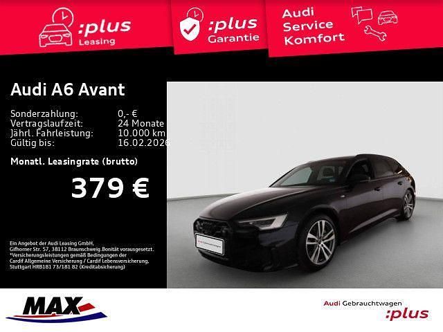 Mythosschwarz metallic Gebraucht 2025 Audi A6 S-Line Kombi | 49.549 € (Fairer Preis) - Bild 1/3