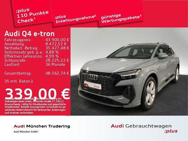 Kieselgrau Gebraucht 2023 Audi Q4 e-tron Ambiente SUV | 43.900 € (Teuer) - Bild 1/2