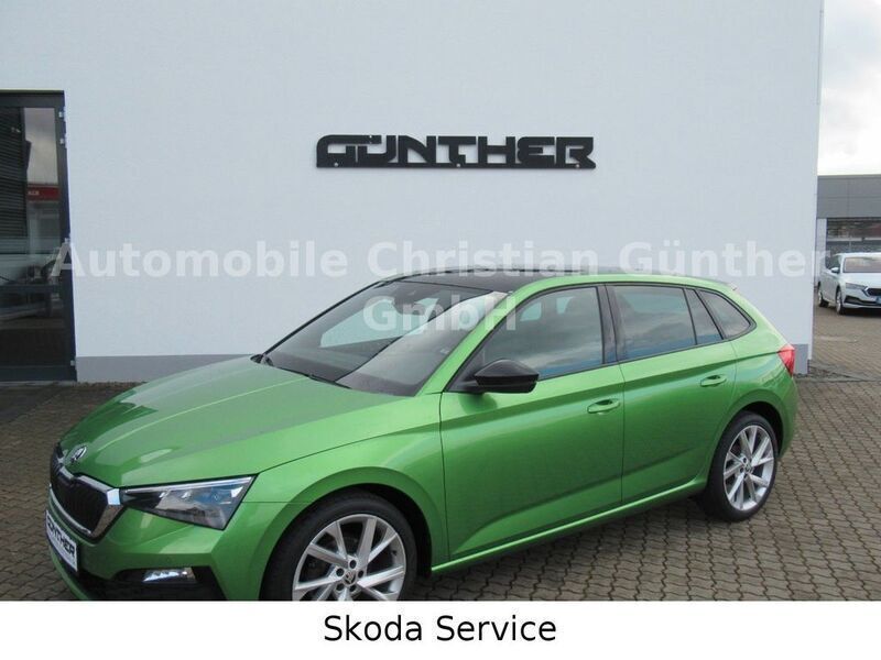 Rallyegrün metallic Gebraucht 2019 Skoda Scala Style Kleinwagen | 19.990 € (Etwas zu teuer) - Bild 1/4