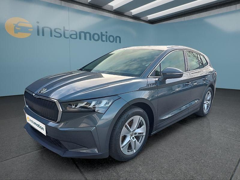 Grau Gebraucht 2021 Skoda Enyaq iV SUV | 28.099 € (Fairer Preis) - Bild 1/4