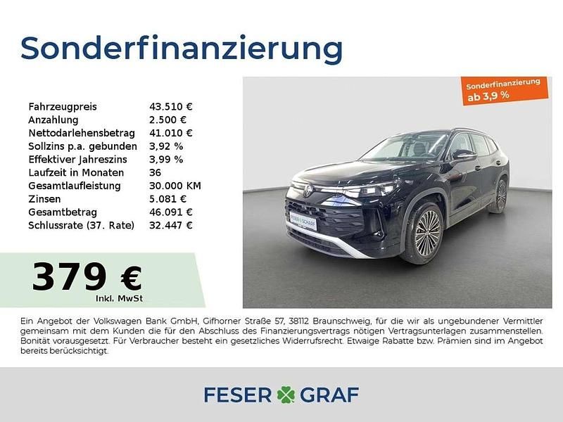 Grenadillschwarz metallic Gebraucht 2025 VW Tayron IQ Drive SUV | 42.830 € (Superpreis) - Bild 1/1