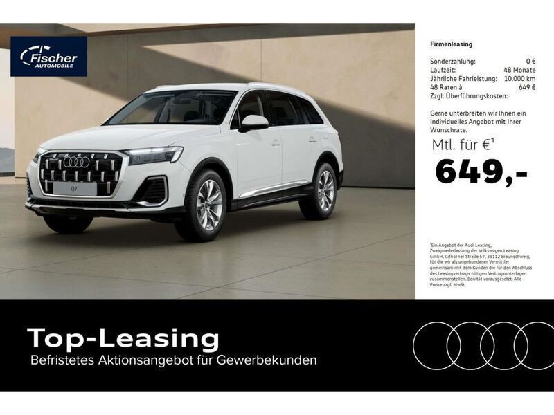 Carraraweiß Neu 2025 Audi Q7 SUV | 69.980 € (Superpreis) - Bild 1/4