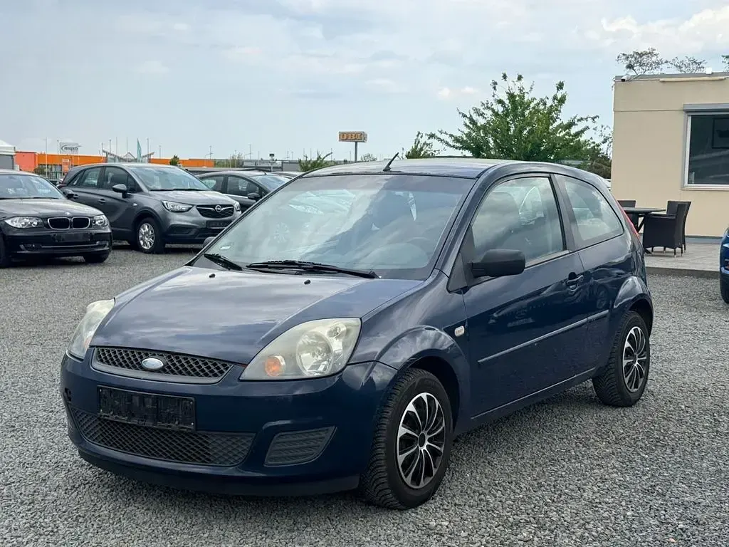 Gebraucht Ford Fiesta Style 60 PS (44 kW) 2008 Blau Kleinwagen