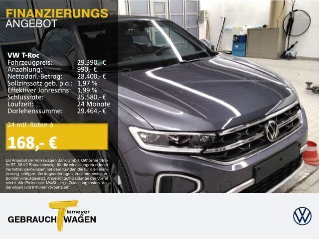 Grau Gebraucht 2024 VW T-Roc Cabriolet Move Cabrio | 29.390 € (Guter Preis) - Bild 1/1