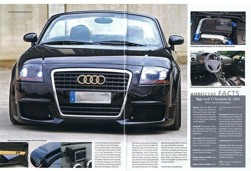 Gebraucht Audi TT Roadster Ambiente 224 PS (164 kW) 2002 Schwarz Cabrio