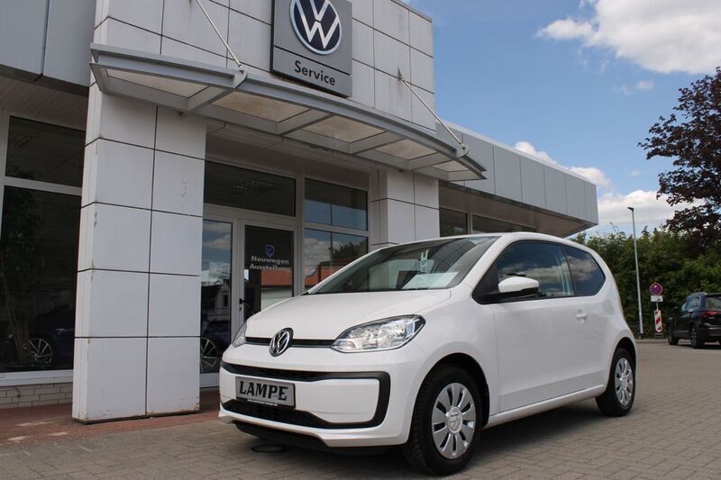 Weiß Gebraucht 2018 VW up! move up! Kleinwagen | 8.440 € (Fairer Preis) - Bild 1/4