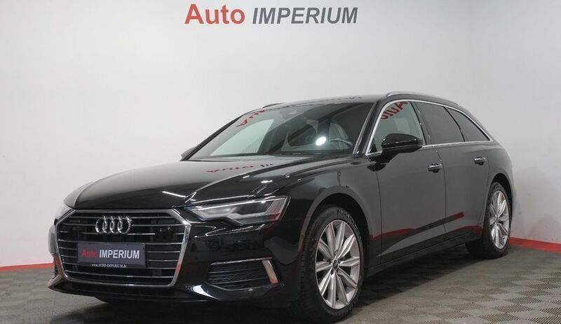 Mythosschwarz metallic Gebraucht 2021 Audi A6 Design Kombi | 33.990 € (Fairer Preis) - Bild 1/4