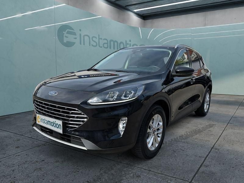 Schwarz Gebraucht 2021 Ford Kuga Titanium SUV | 20.199 € (Superpreis) - Bild 1/4
