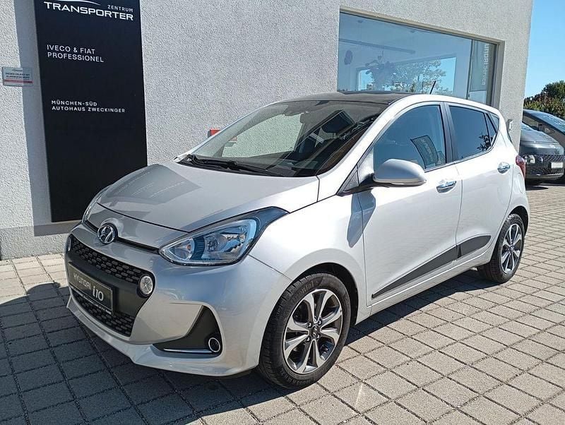 Silber Gebraucht 2019 Hyundai i10 Style Kleinwagen | 9.490 € (Superpreis) - Bild 1/4