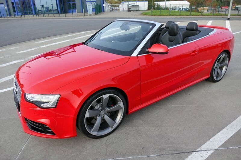 Rot metallic Gebraucht 2014 Audi RS5 Sport Cabrio | 55.990 € - Bild 1/4