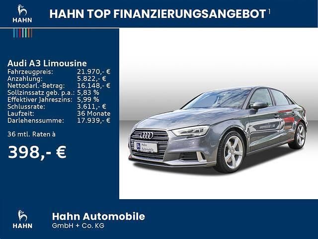 Gebraucht Audi A3 Sport 190 PS (139 kW) 2017 Monsungrau metallic Limousine