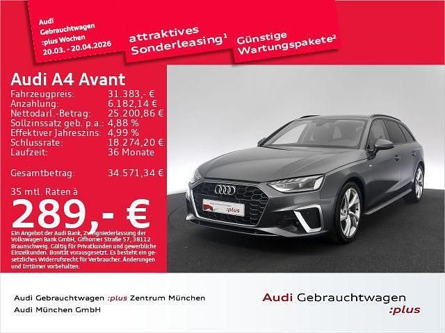 Gebraucht Audi A4 Design 163 PS (119 kW) 2022 Daytonagrau perleffekt Kombi