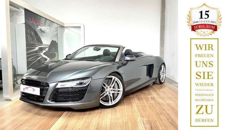 Grau Gebraucht 2010 Audi R8 Spyder Sport Cabrio | 67.400 € (Fairer Preis) - Bild 1/4