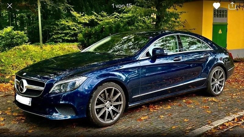 Blau Gebraucht 2014 Mercedes CLS350 Coupé | 22.000 € (Fairer Preis) - Bild 1/4