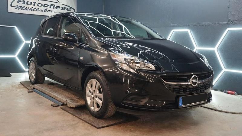 Gebraucht Opel Corsa Edition 90 PS (66 kW) 2016 Schwarz Limousine