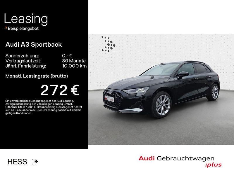 Mythosschwarz metallic Gebraucht 2025 Audi A3 Advanced Limousine | 31.889 € (Superpreis) - Bild 1/4