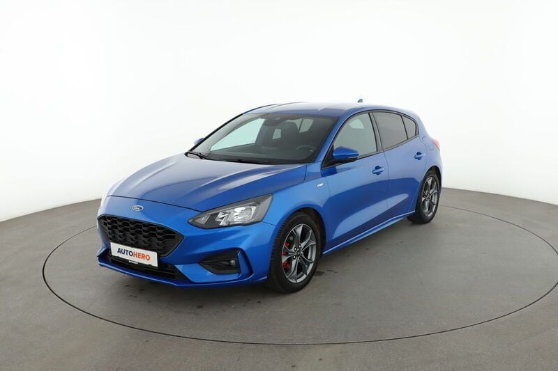 Blau Gebraucht 2020 Ford Focus ST-Line Kombi | 16.900 € (Superpreis) - Bild 1/4