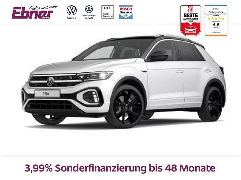 Pure white/deep black perleffekt (metallic) Gebraucht 2022 VW T-Roc R-line SUV | 32.880 € (Etwas zu teuer) - Bild 1/4