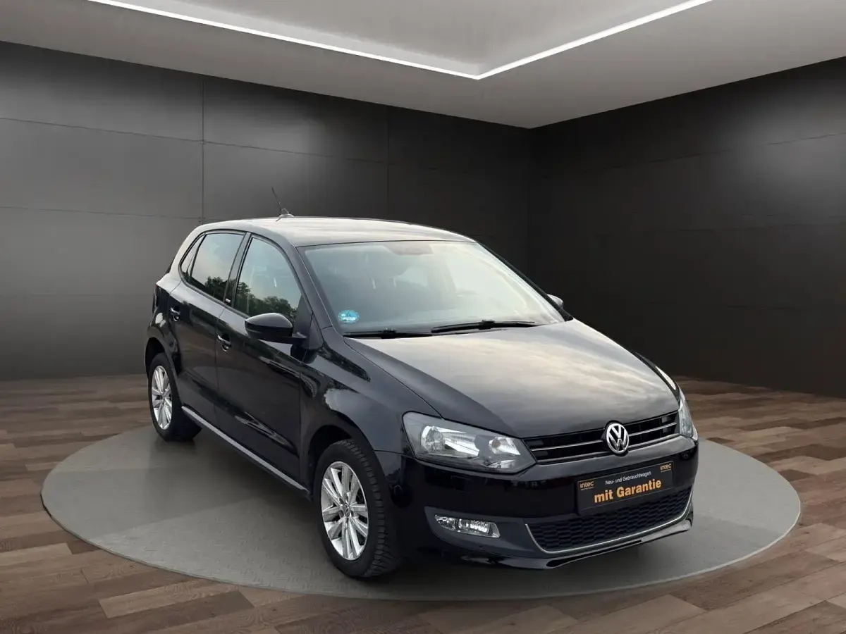 Gebraucht VW Polo Style 105 PS (77 kW) 2011 Schwarz Kleinwagen