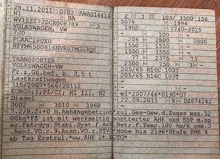 Gebraucht VW T5 140 PS (102 kW) 2011 Grau Van