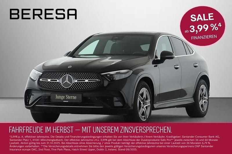 Schwarzlack obsidianschwarz Gebraucht 2024 Mercedes GLC300 AMG Coupé | 64.425 € (Fairer Preis) - Bild 1/4