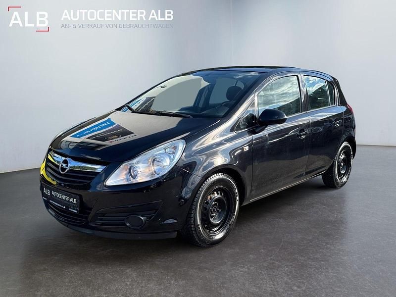 Schwarz Gebraucht 2009 Opel Corsa Edition Kleinwagen | 4.290 € (Fairer Preis) - Bild 1/4
