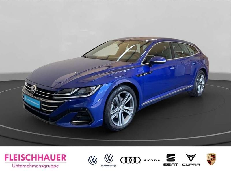 Blau Gebraucht 2022 VW Arteon R-line Kombi | 29.490 € (Superpreis) - Bild 1/4