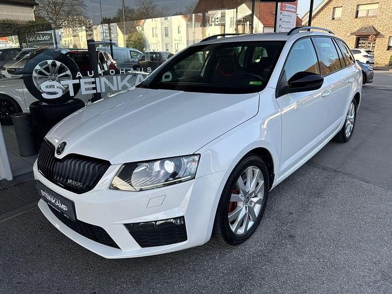 Gebraucht Skoda Octavia RS 184 PS (135 kW) 2014 Weiß Kleinwagen
