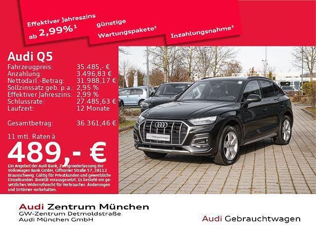 Mythosschwarz metallic Gebraucht 2022 Audi Q5 Comfort SUV | 35.485 € (Guter Preis) - Bild 1/1