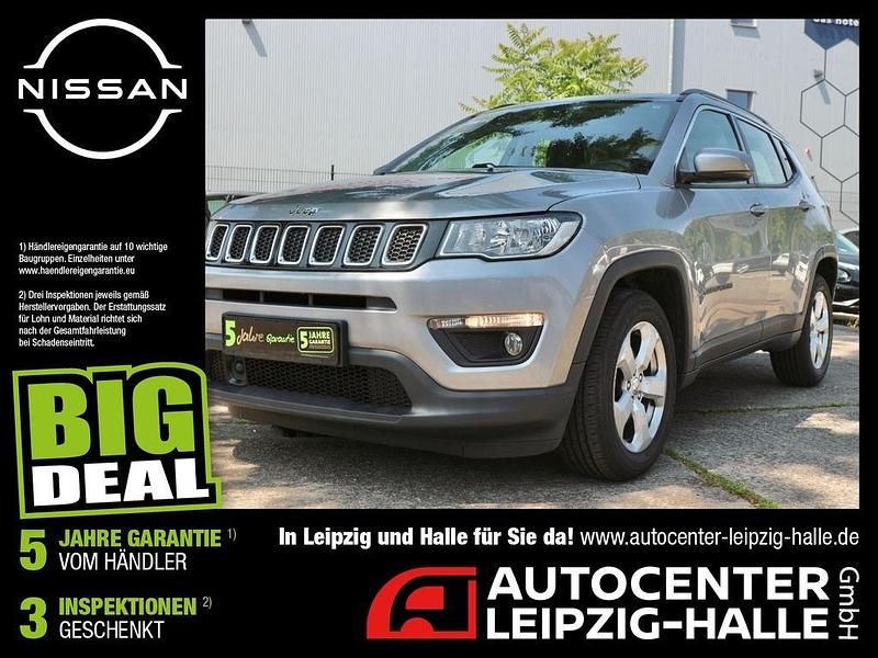Billet silver metallic clear c Gebraucht 2018 Jeep Compass Longitude SUV | 14.270 € (Fairer Preis) - Bild 1/4